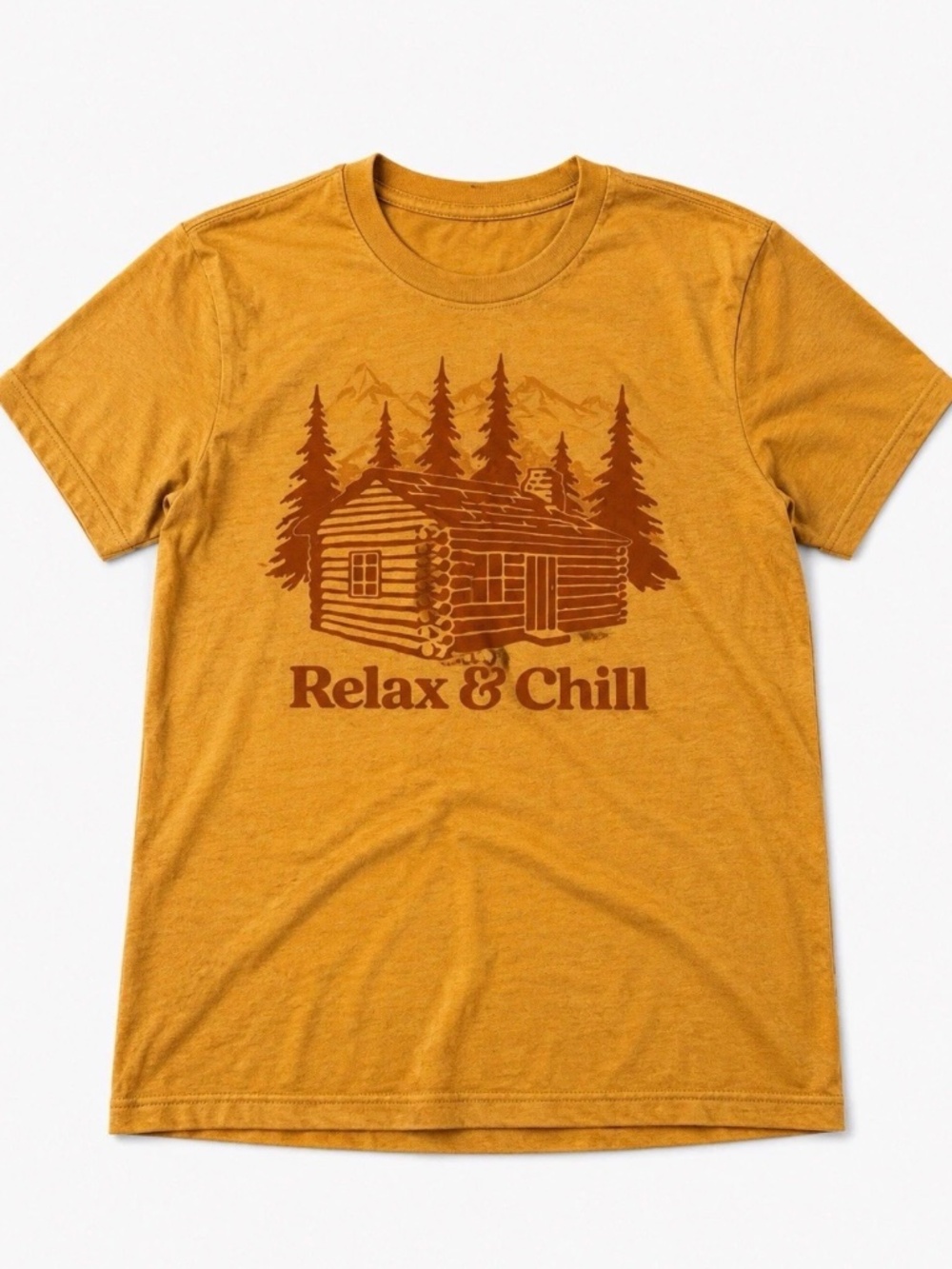 Old Navy Size M (8) “Relax & Chill” Cabin Graphic T-Shirt